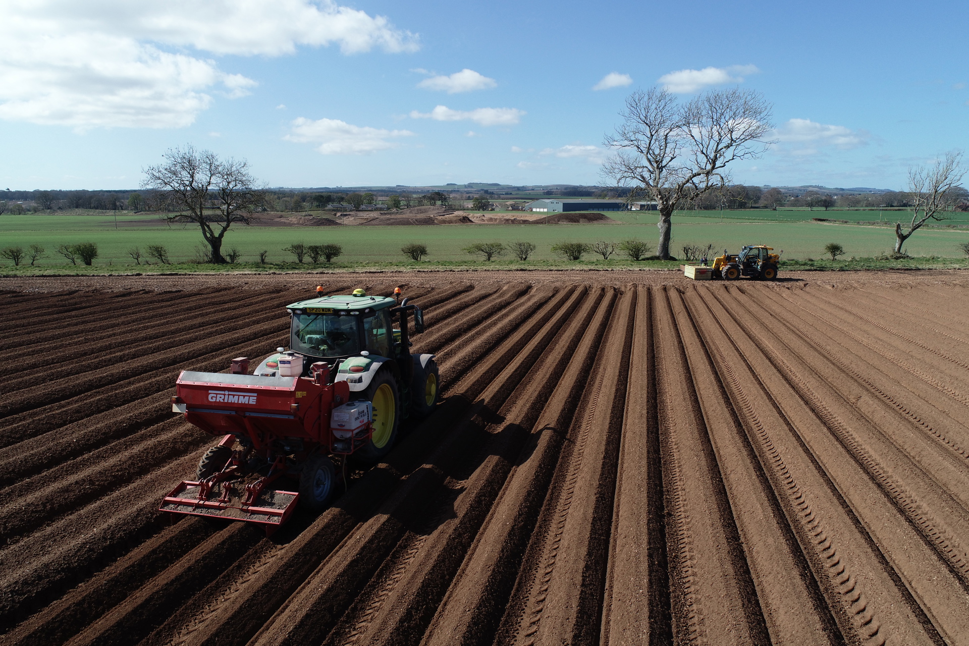 Agrico UK farmers planting seed potatoes